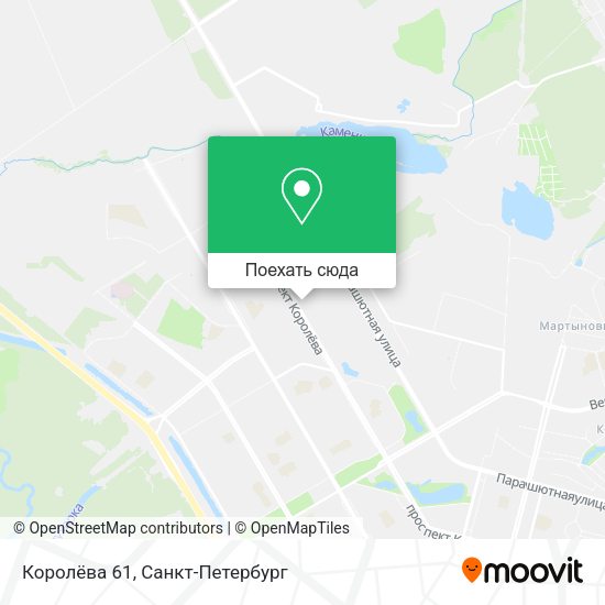 Карта Королёва 61