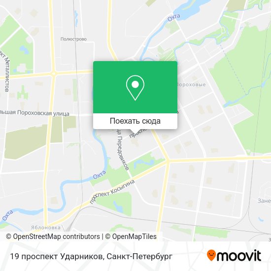 Карта 19 проспект Ударников