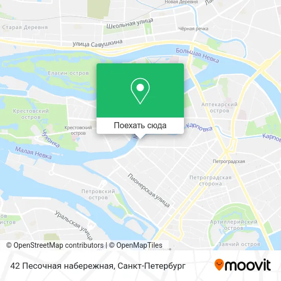 Карта 42 Песочная набережная