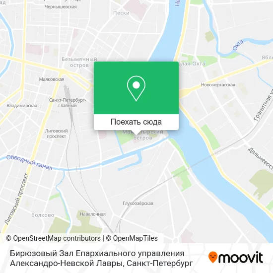 Карта Бирюзовый Зал Епархиального управления Александро-Невской Лавры