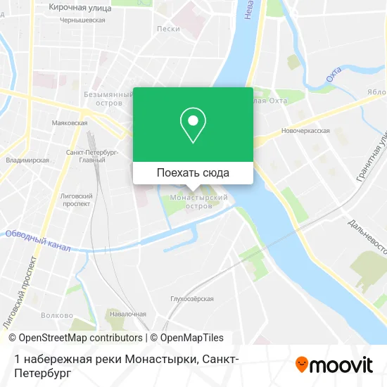 Карта 1 набережная реки Монастырки