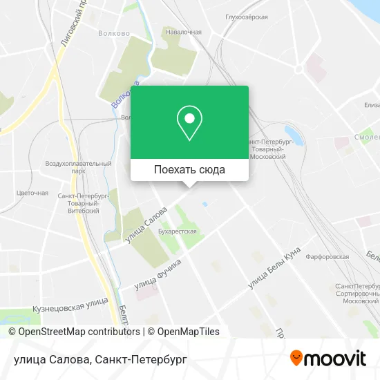 Карта улица Салова