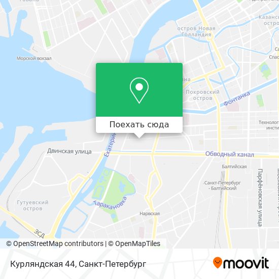 Карта Курляндская 44