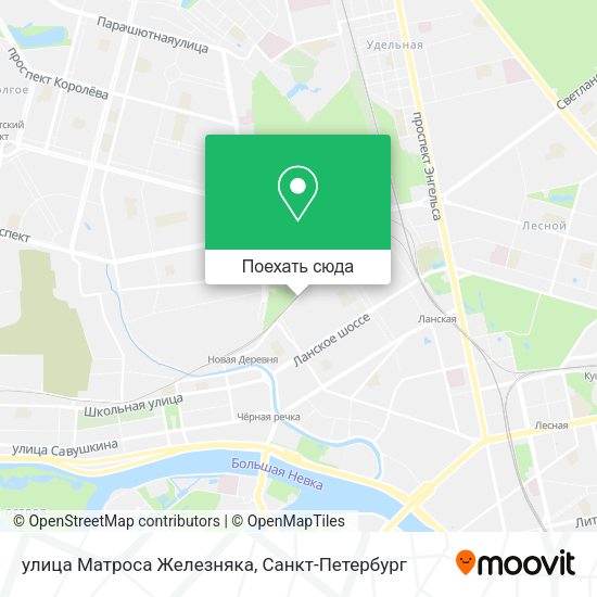 Карта улица Матроса Железняка