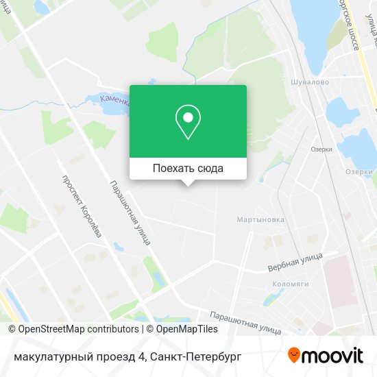 Карта макулатурный проезд 4
