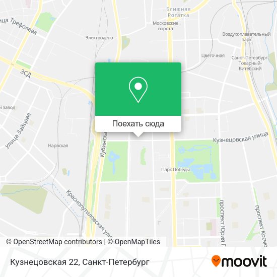 Карта Кузнецовская 22