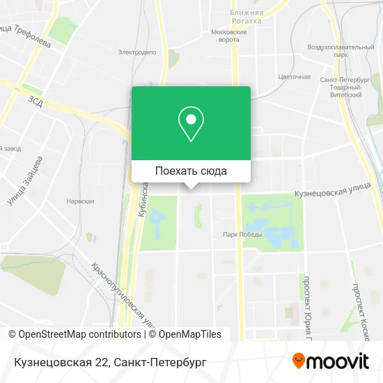 Карта Кузнецовская 22