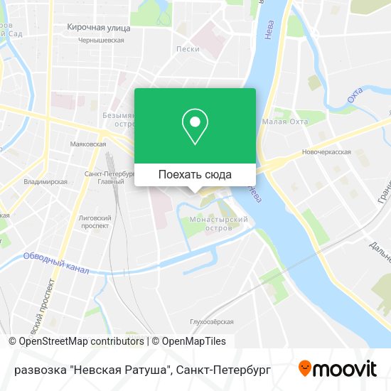 Карта развозка "Невская Ратуша"