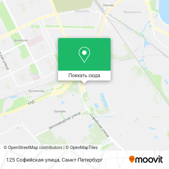 Карта 125 Софийская улица