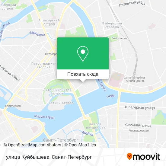 Карта улица Куйбышева