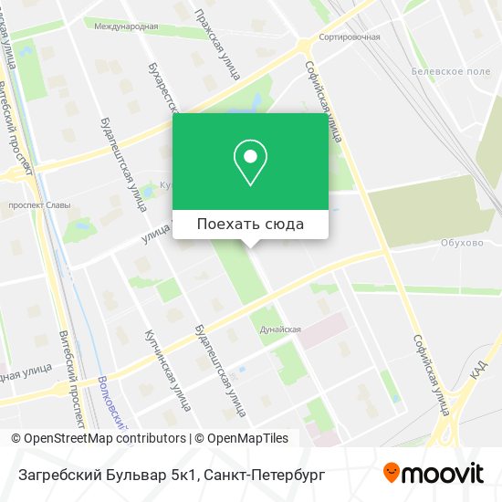 Карта Загребский Бульвар 5к1