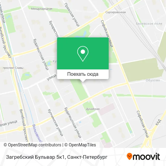Карта Загребский Бульвар 5к1