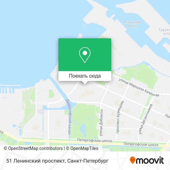 Карта 51 Ленинский проспект