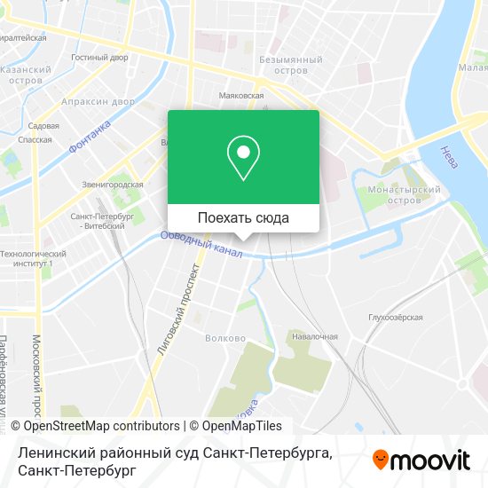 Карта Ленинский районный суд Санкт-Петербурга