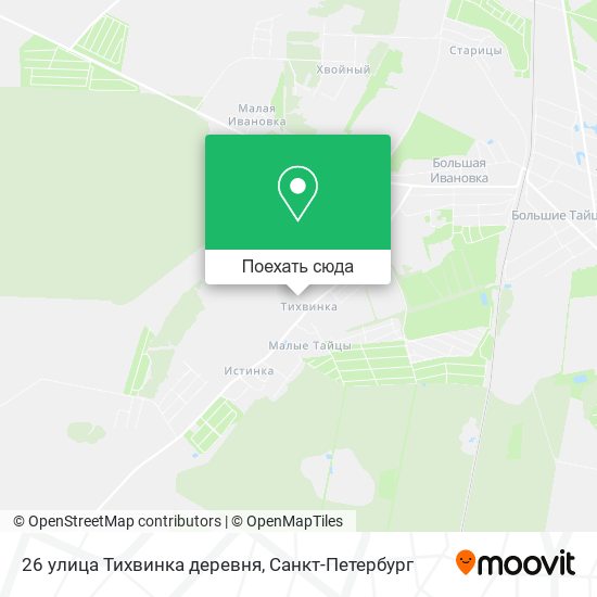 Карта 26 улица Тихвинка деревня