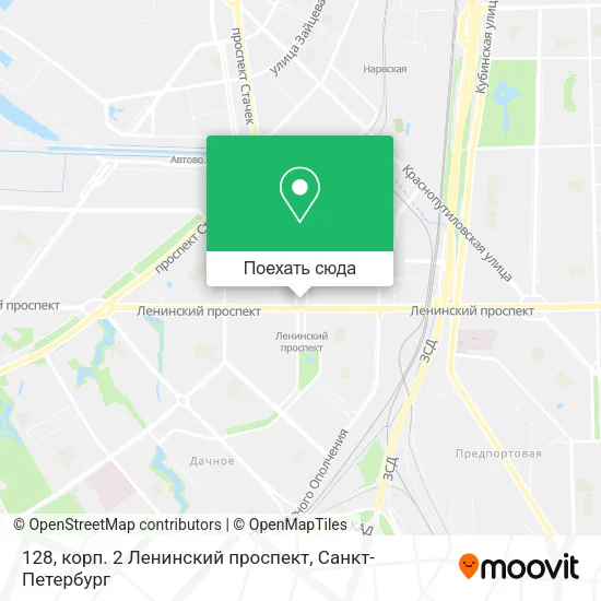 Карта 128, корп. 2 Ленинский проспект