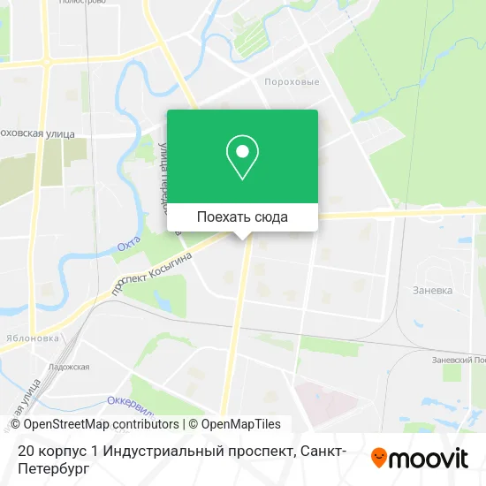Карта 20 корпус 1 Индустриальный проспект