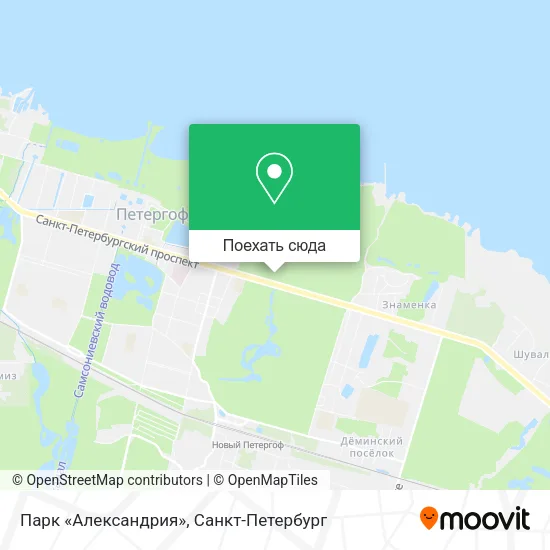 Карта Парк «Александрия»