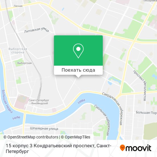 Карта кондратьевский проспект санкт петербург