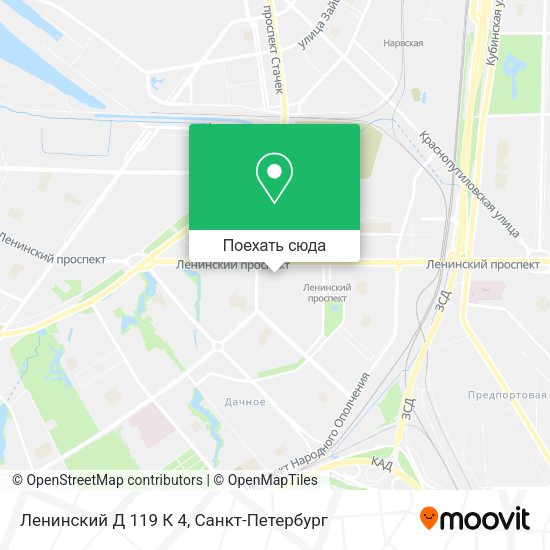 Карта Ленинский Д 119 К 4