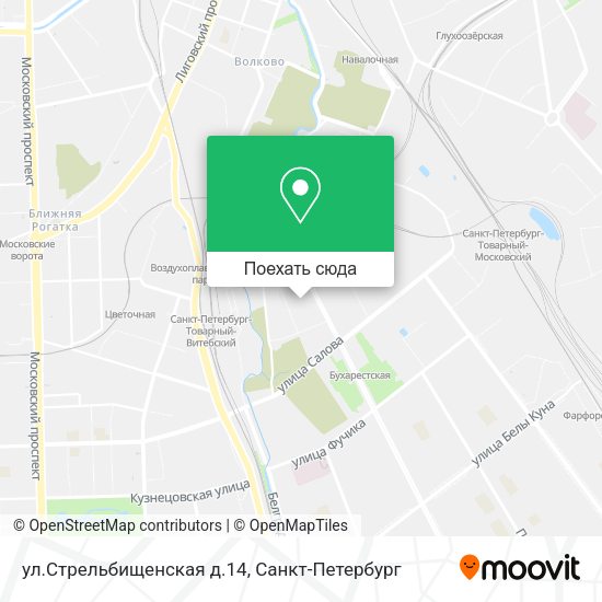 Карта ул.Стрельбищенская д.14