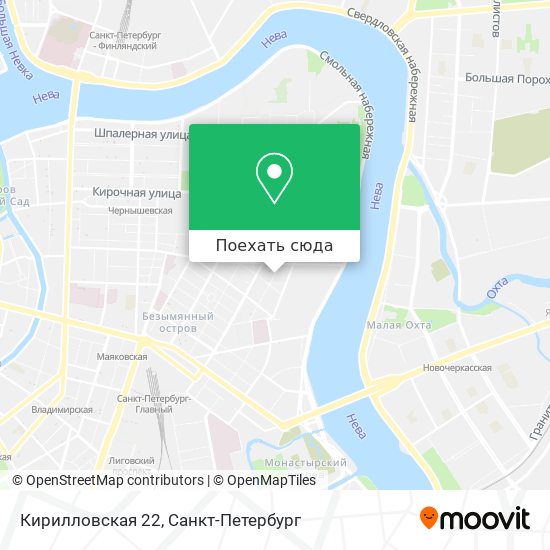 Как добраться до Кирилловская 22 в Санкт-Петербург на Автобус, Метро или  Троллейбус?