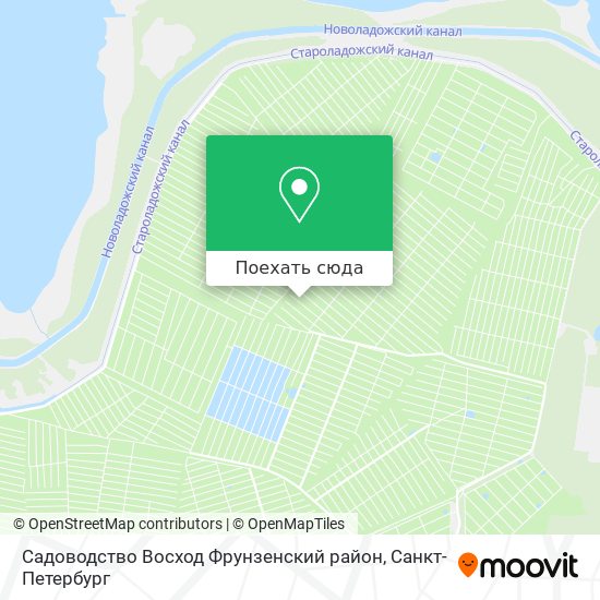 Карта Садоводство Восход Фрунзенский район