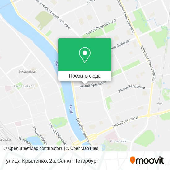 Карта улица Крыленко, 2а
