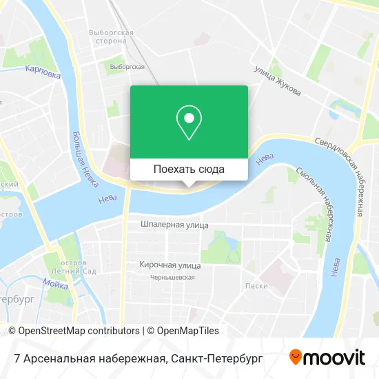 Карта 7 Арсенальная набережная