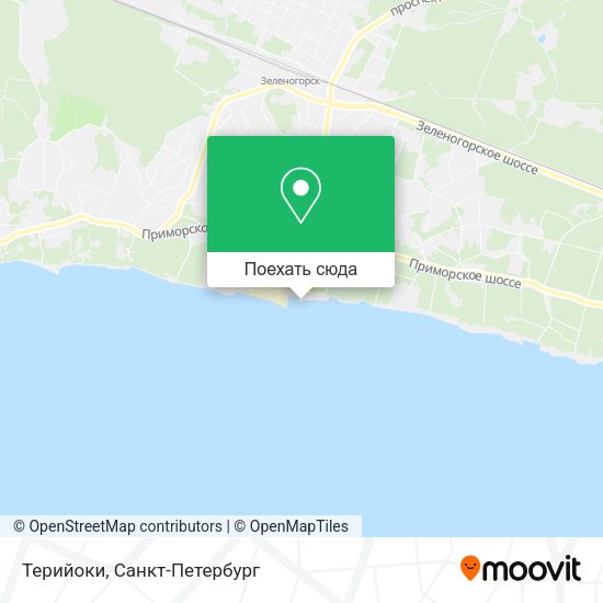 Карта Терийоки