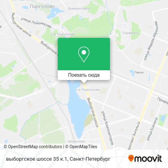 Карта выборгское шоссе 35 к.1