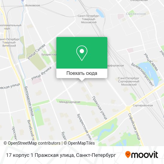 Карта 17 корпус 1 Пражская улица