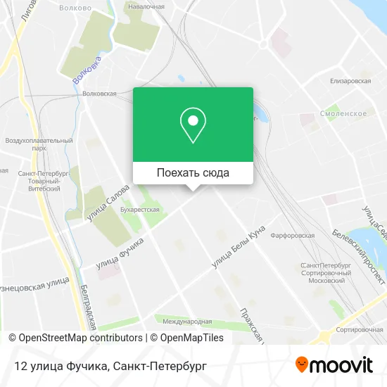 Карта 12 улица Фучика