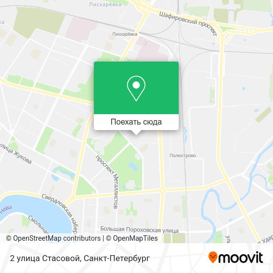 Карта 2 улица Стасовой