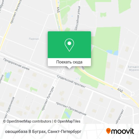 Карта овощебаза В Буграх