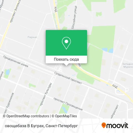 Карта овощебаза В Буграх