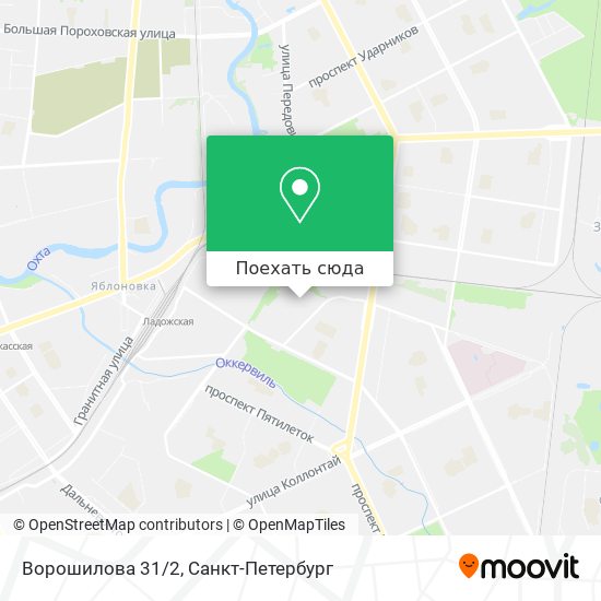 Карта Ворошилова 31/2