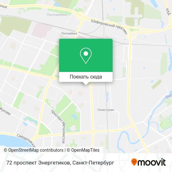 Карта 72 проспект Энергетиков