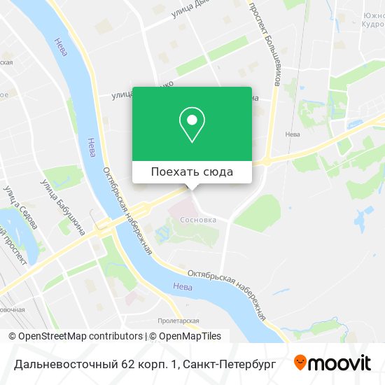 Карта Дальневосточный 62 корп. 1