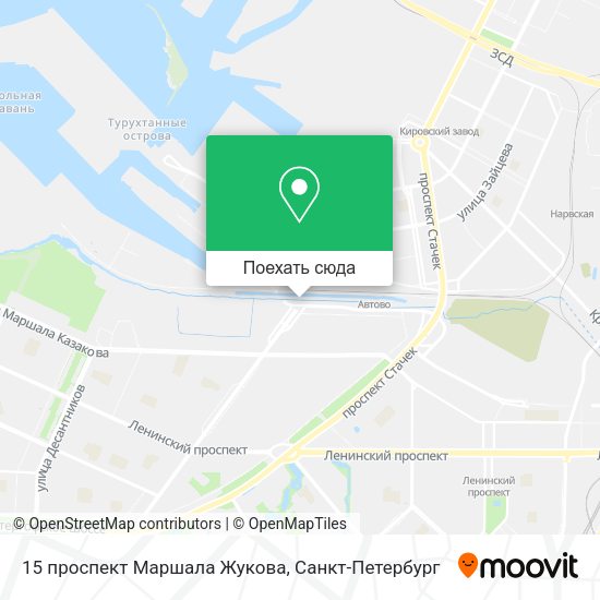 Карта 15 проспект Маршала Жукова