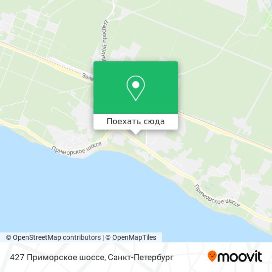 Карта 427 Приморское шоссе