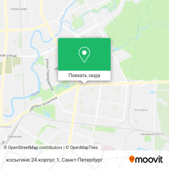 Карта косыгина 24 корпус 1