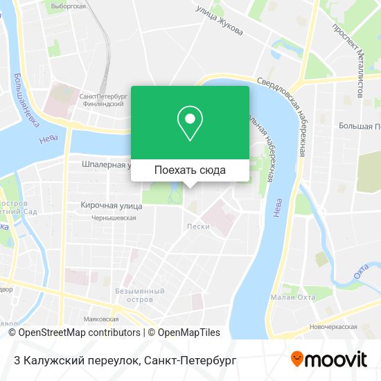Карта 3 Калужский переулок