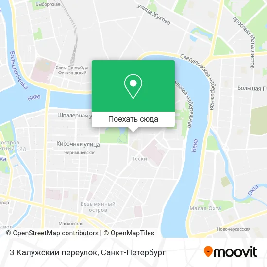 Карта 3 Калужский переулок