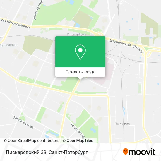 Карта Пискаревский 39