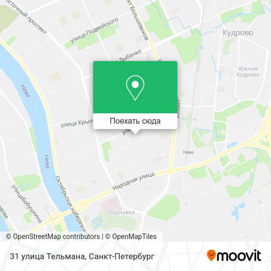 Карта 31 улица Тельмана