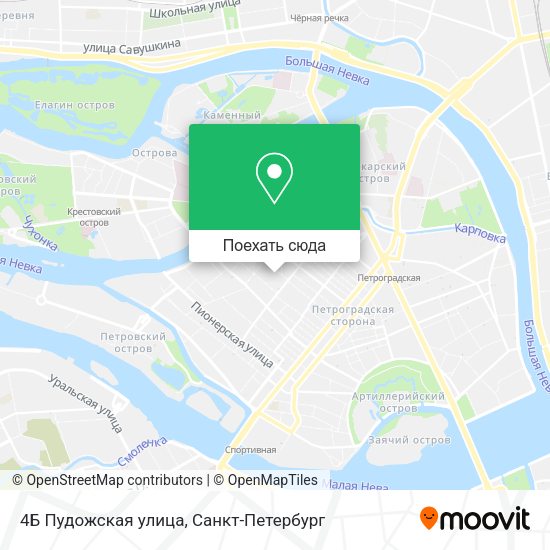 Карта 4Б Пудожская улица