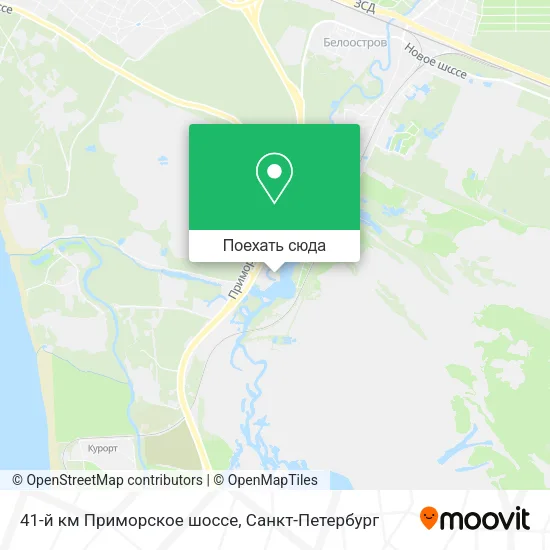 Карта 41-й км Приморское шоссе