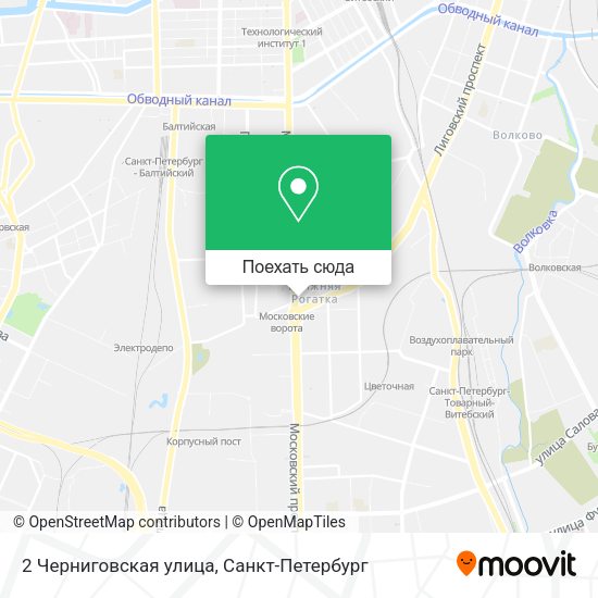 Карта 2 Черниговская улица