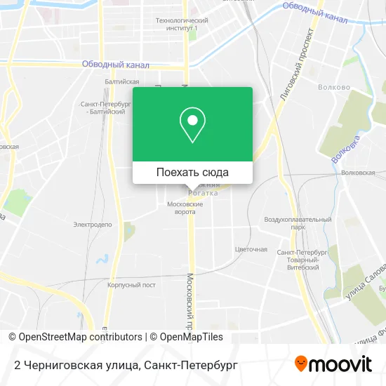 Карта 2 Черниговская улица